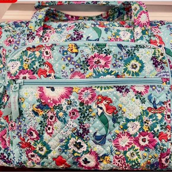 Little Mermaid 100th Anniversary limited edition weekender travel bag. - Picture 5 of 7